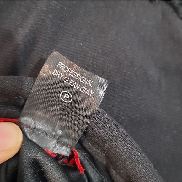 𝅺VIVIENNE Tam Dress size Small Black Mesh Mini Long Sleeve Ruffle Pockets - Picture 7 of 8